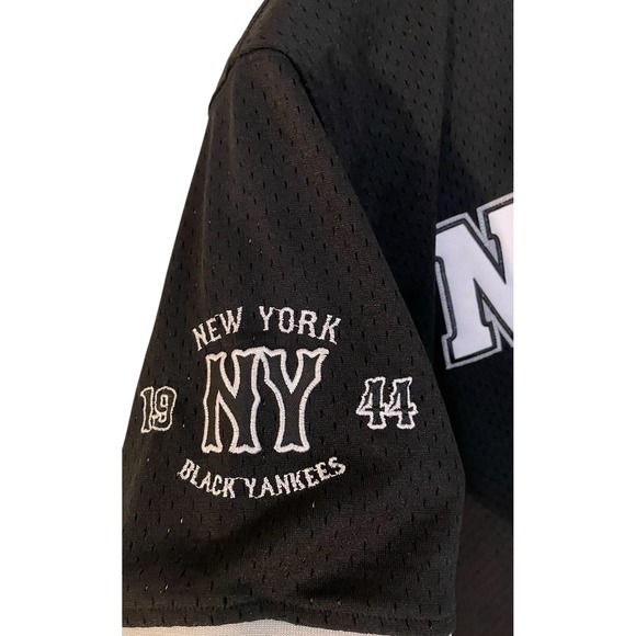 Vtg Headgear Classics NY Black Yankees Negro League Jersey 1944 #99 Stitched M - Picture 3 of 16